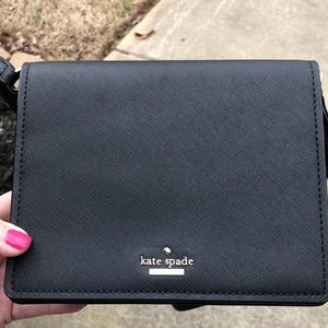NWOT Kate Spade New York Blue/Black Crossbody Bag